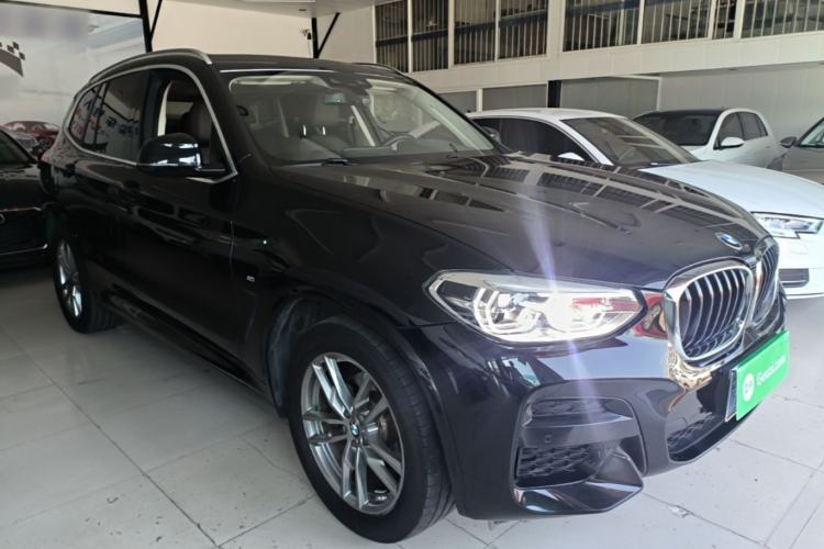 Used BMW X3 2021 xDrive25i M Sport Package Front Right 45 Deg