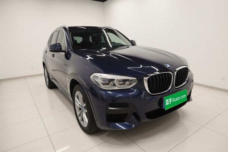 Used BMW X3 2021 xDrive25i M Sport Package Front Right 45 Deg
