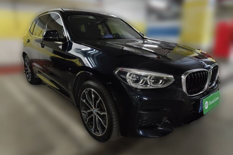 Used BMW X3 2021 xDrive30i Luxury Model with M Sport Package Front Right 45 Deg