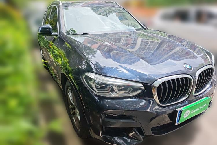 Used BMW X3 2021 xDrive25i M Sport Package Front Right 45 Deg