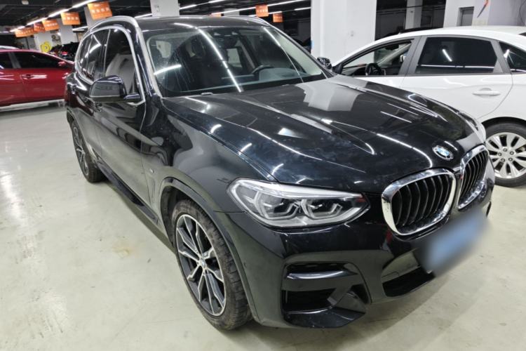 Used BMW X3 2021 xDrive30i Luxury Model with M Sport Package Front Right 45 Deg