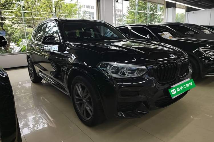 Used BMW X3 2021 xDrive28i M Sport Package Front Right 45 Deg