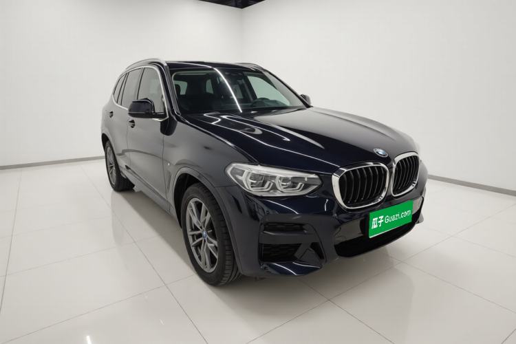 Used BMW X3 2021 xDrive25i M Sport Package Front Right 45 Deg