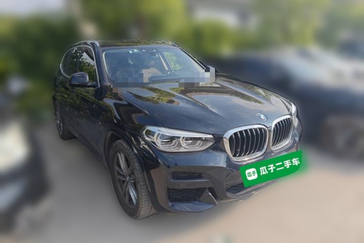 Used BMW X3 2021 xDrive25i M Sport Package Front Right 45 Deg