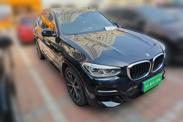 Used BMW X3 2021 xDrive30i Luxury Model with M Sport Package Front Right 45 Deg