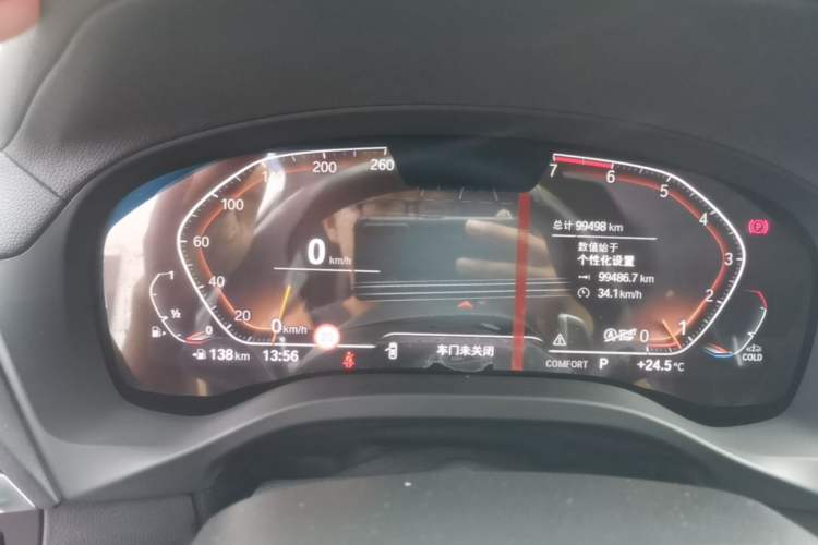 Used BMW X3 2021 xDrive30i Luxury Model with M Sport Package Instrument Cluster