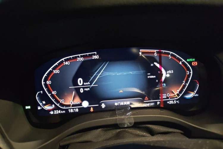 Used BMW X3 2021 xDrive30i Luxury Model with M Sport Package Instrument Cluster