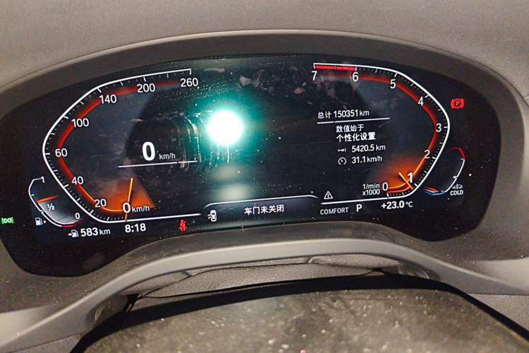 Used BMW X3 2021 xDrive30i Luxury Model with M Sport Package Instrument Cluster
