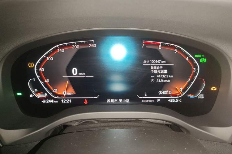 Used BMW X3 2021 xDrive30i Luxury Model with M Sport Package Instrument Cluster