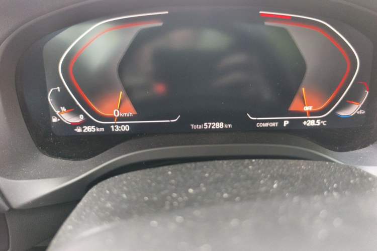 Used BMW X3 2021 Facelift xDrive28i M Sport Package Odometer Close Up