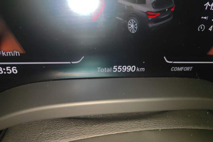 Used BMW X3 2021 xDrive28i M Sport Package Odometer Close Up
