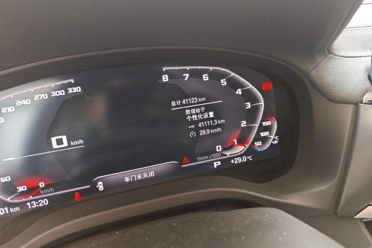 Used BMW X3 2021 xDrive25i M Sport Package Odometer Close Up