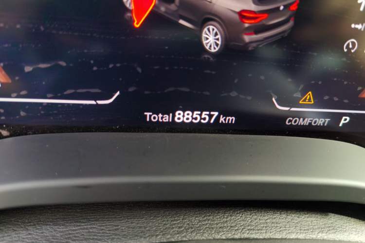 Used BMW X3 2021 Restyled xDrive25i M Sport Package Odometer Close Up