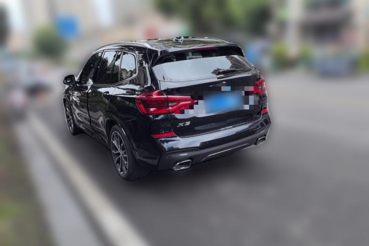 Used BMW X3 2021 xDrive30i Luxury Model with M Sport Package Rear Left 45 Deg