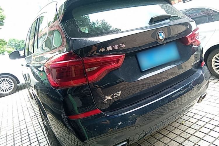 Used BMW X3 2021 xDrive30i Luxury Model with M Sport Package Rear Left 45 Deg
