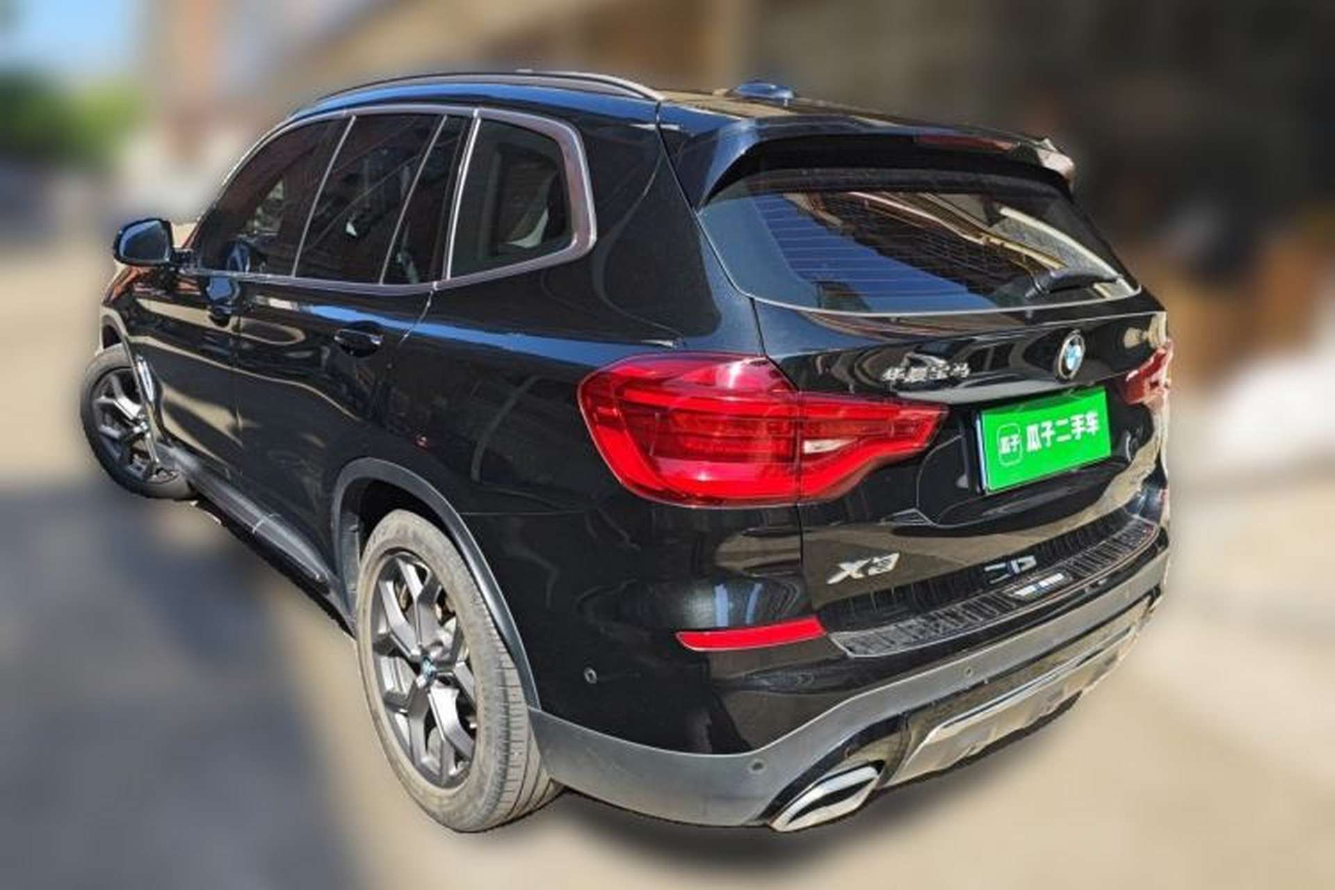 Used BMW X3 2021 xDrive28i Luxury Package Rear Left 45 Deg