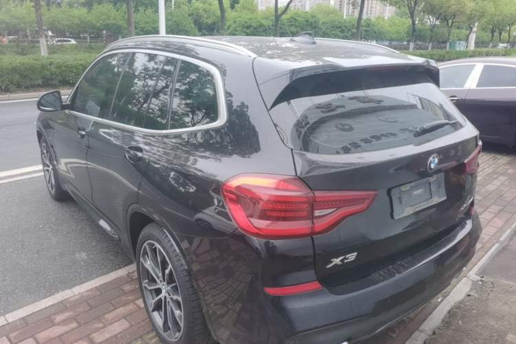 Used BMW X3 2021 xDrive30i Luxury Model with M Sport Package Rear Left 45 Deg