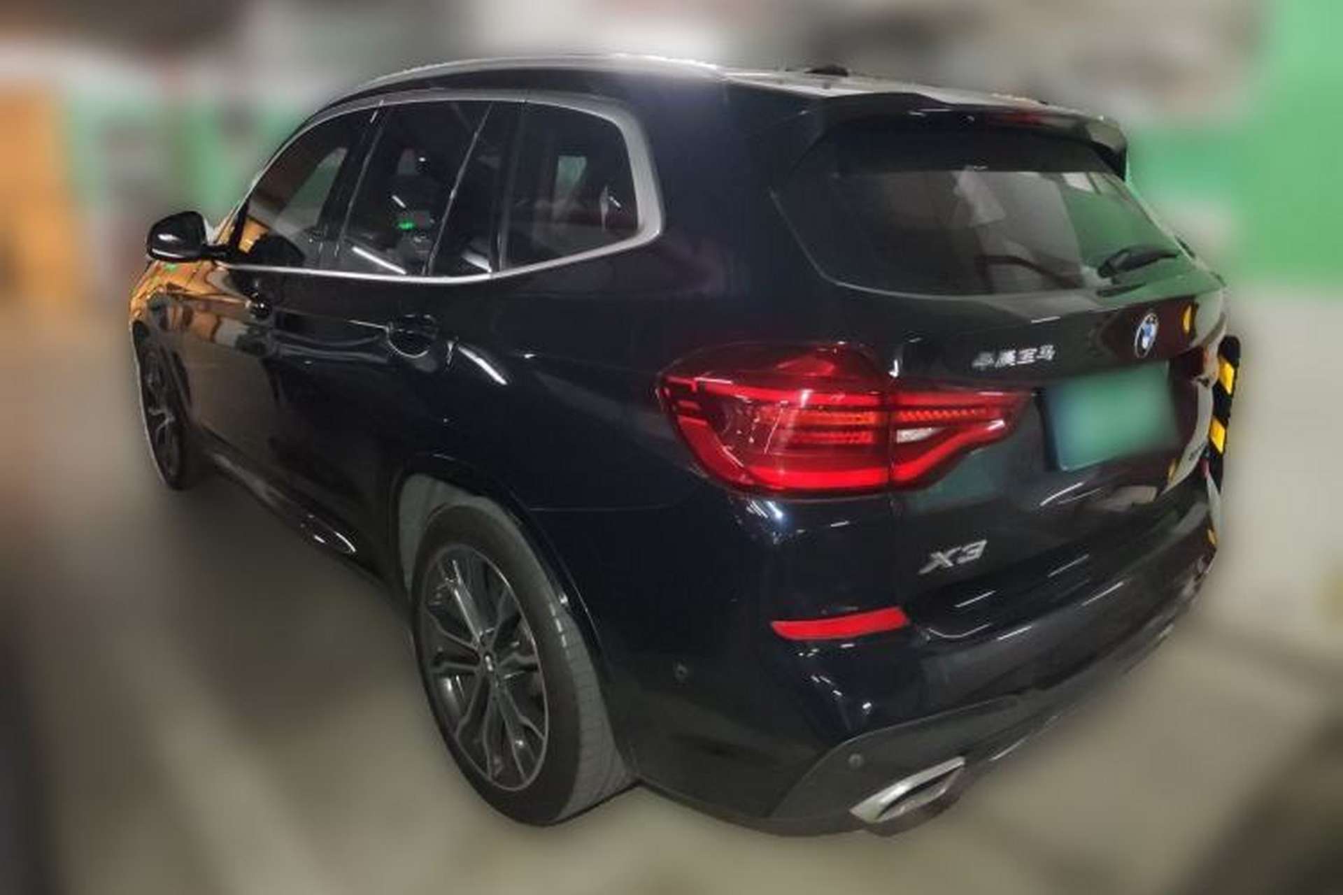 Used BMW X3 2021 xDrive30i Luxury Model with M Sport Package Rear Left 45 Deg
