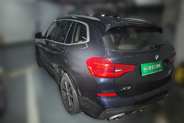 Used BMW X3 2021 xDrive30i Luxury Model with M Sport Package Rear Left 45 Deg