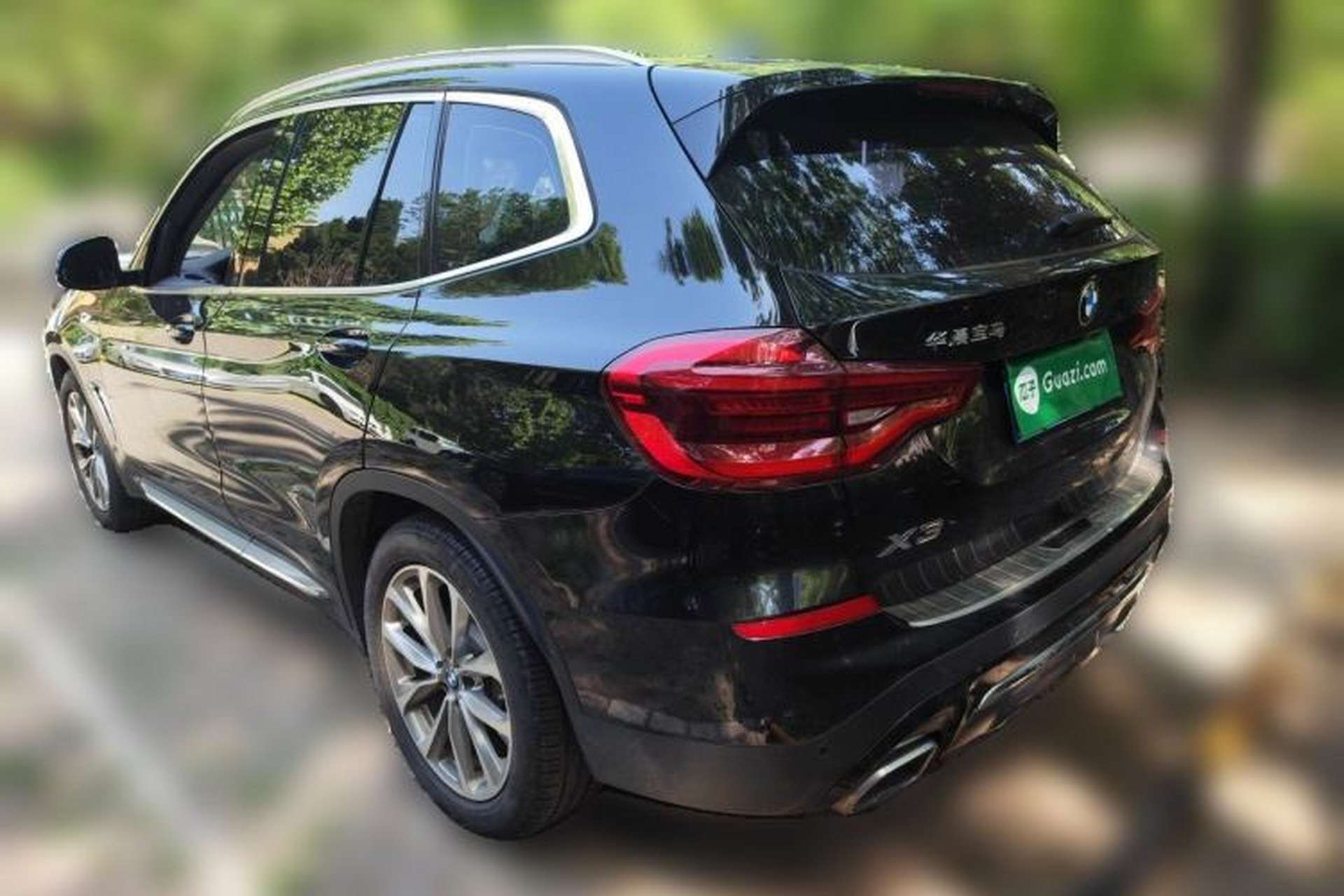 Used BMW X3 2021 xDrive25i Luxury Package Rear Left 45 Deg