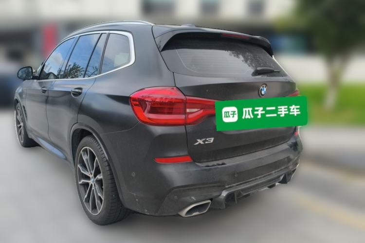 Used BMW X3 2021 xDrive30i Luxury Model with M Sport Package Rear Left 45 Deg