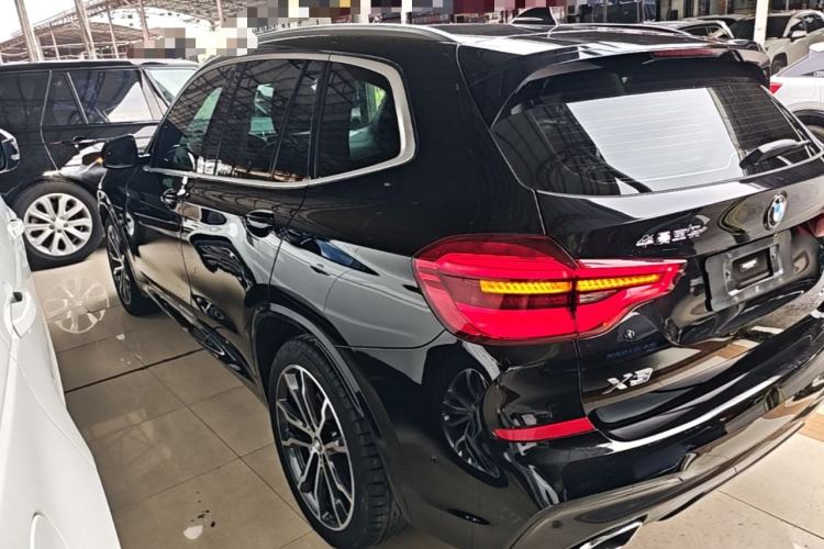 Used BMW X3 2021 xDrive30i Luxury Model with M Sport Package Rear Left 45 Deg