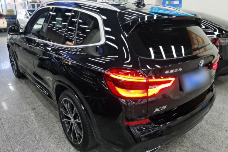 Used BMW X3 2021 xDrive30i Luxury Model with M Sport Package Rear Left 45 Deg