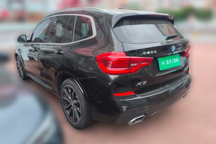 Used BMW X3 2021 xDrive30i Luxury Model with M Sport Package Rear Left 45 Deg