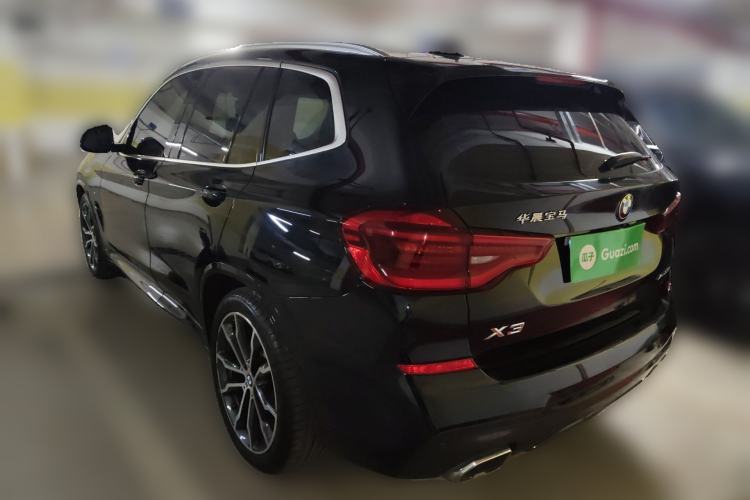 Used BMW X3 2021 xDrive30i Luxury Model with M Sport Package Rear Left 45 Deg