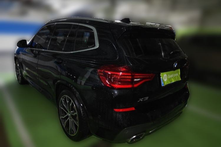 Used BMW X3 2021 xDrive30i Luxury Model with M Sport Package Rear Left 45 Deg