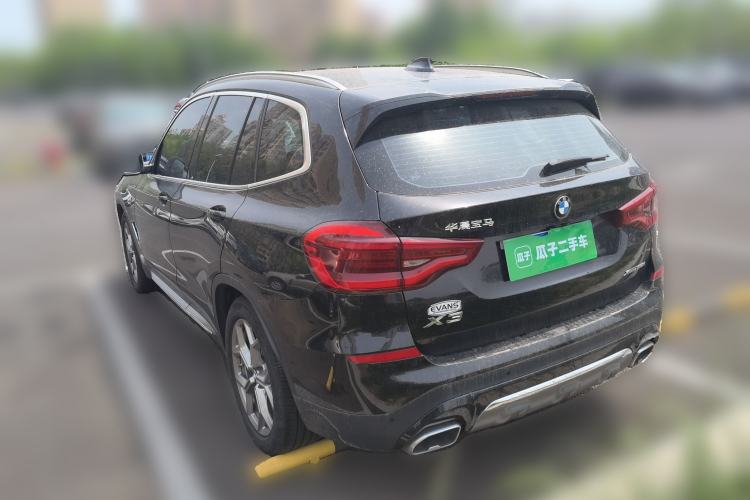 Used BMW X3 2021 xDrive28i Luxury Package Rear Left 45 Deg