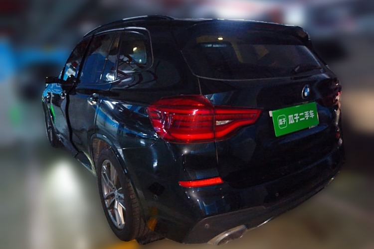 Used BMW X3 2021 xDrive30i Luxury Model with M Sport Package Rear Left 45 Deg