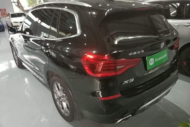 Used BMW X3 2021 xDrive30i Luxury Model with M Sport Package Rear Left 45 Deg