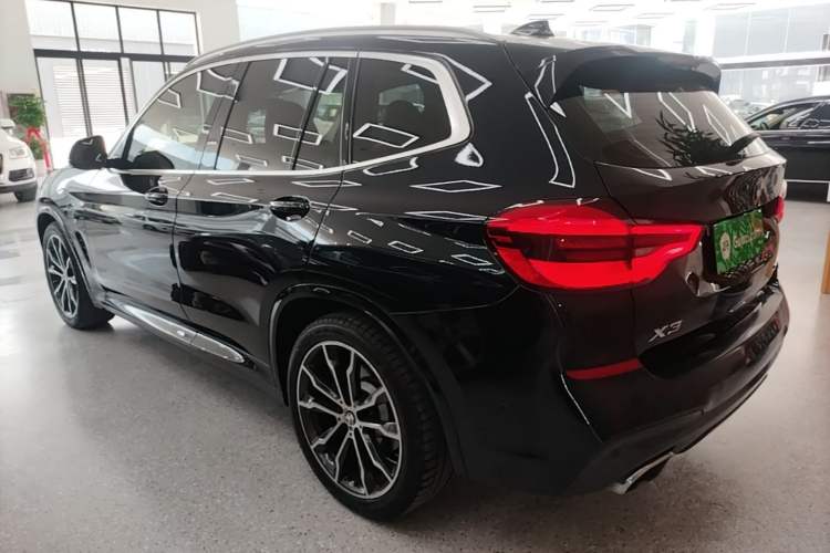Used BMW X3 2021 xDrive30i Luxury Model with M Sport Package Rear Left 45 Deg