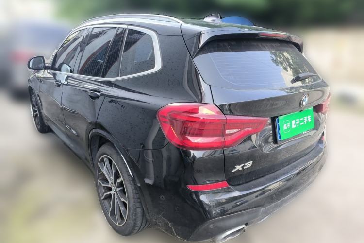 Used BMW X3 2021 xDrive30i Luxury Model with M Sport Package Rear Left 45 Deg