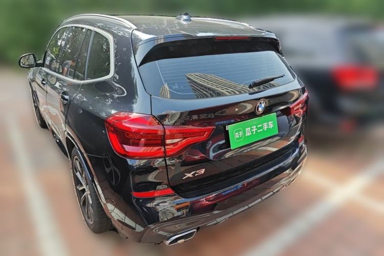 Used BMW X3 2021 xDrive30i Luxury Model with M Sport Package Rear Left 45 Deg