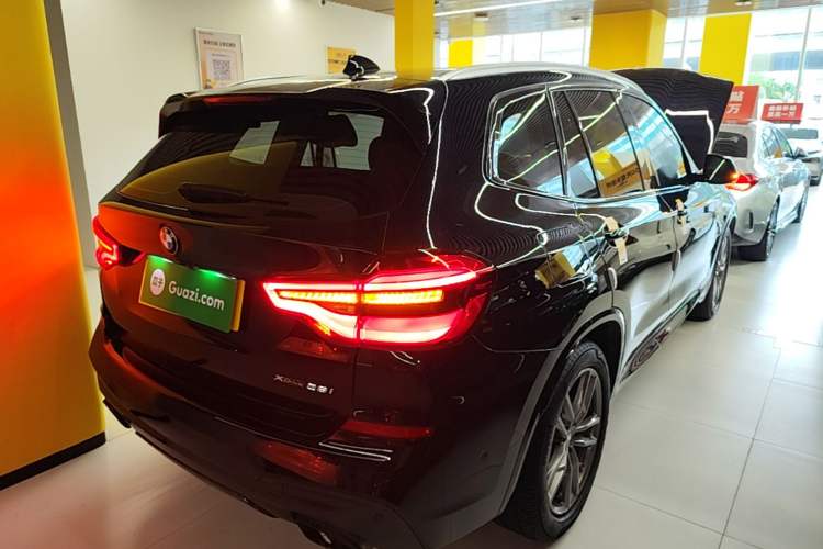 Used BMW X3 2021 xDrive28i M Sport Package Rear Right 45 Deg