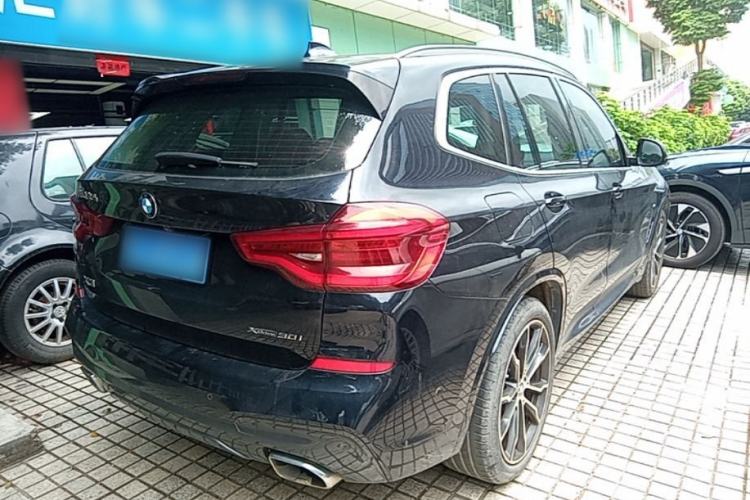 Used BMW X3 2021 xDrive30i Luxury Model with M Sport Package Rear Right 45 Deg