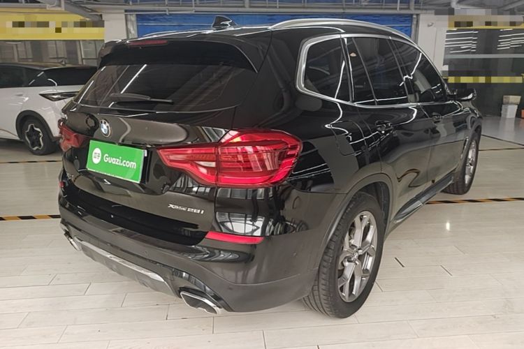 Used BMW X3 2021 xDrive28i Luxury Package Rear Right 45 Deg