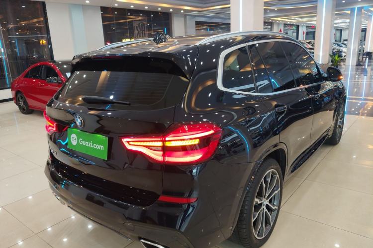 Used BMW X3 2021 xDrive30i Luxury Model with M Sport Package Rear Right 45 Deg