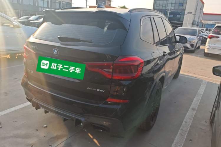 Used BMW X3 2021 xDrive25i M Sport Package Rear Right 45 Deg