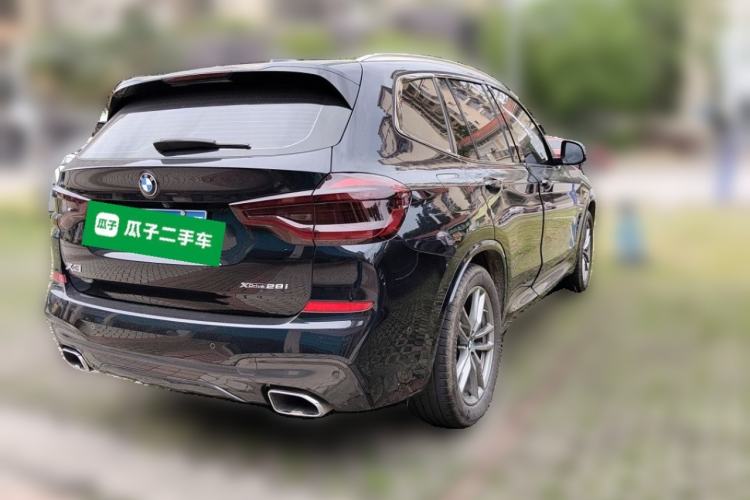 Used BMW X3 2021 xDrive28i M Sport Package Rear Right 45 Deg