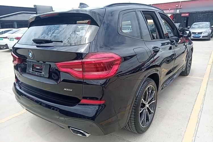 Used BMW X3 2021 xDrive30i Luxury Model with M Sport Package Rear Right 45 Deg