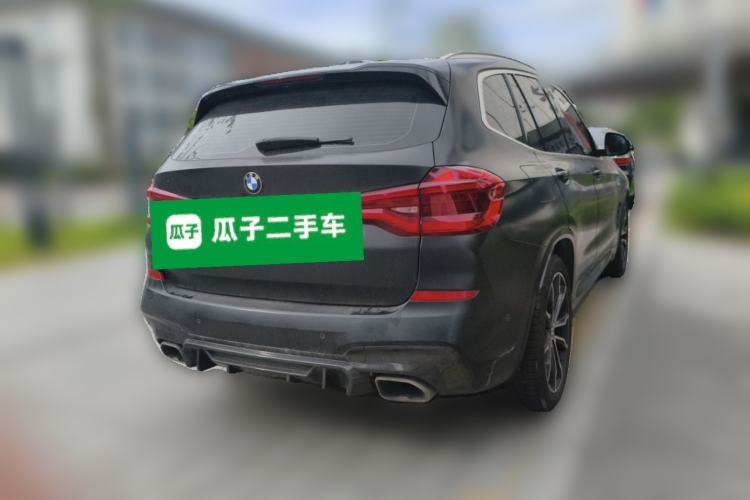 Used BMW X3 2021 xDrive30i Luxury Model with M Sport Package Rear Right 45 Deg