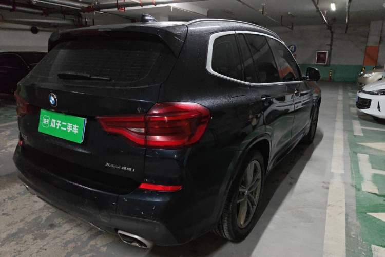 Used BMW X3 2021 Restyled xDrive25i M Sport Package Rear Right 45 Deg