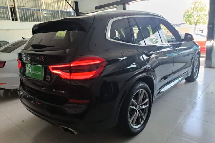 Used BMW X3 2021 xDrive25i M Sport Package Rear Right 45 Deg