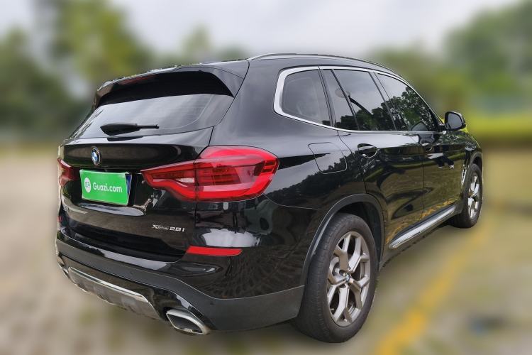 Used BMW X3 2021 xDrive28i Luxury Package Rear Right 45 Deg