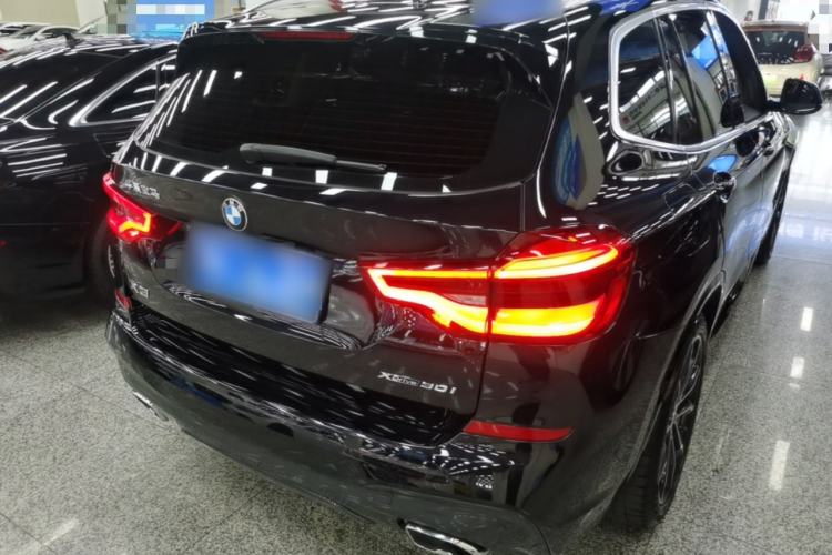 Used BMW X3 2021 xDrive30i Luxury Model with M Sport Package Rear Right 45 Deg