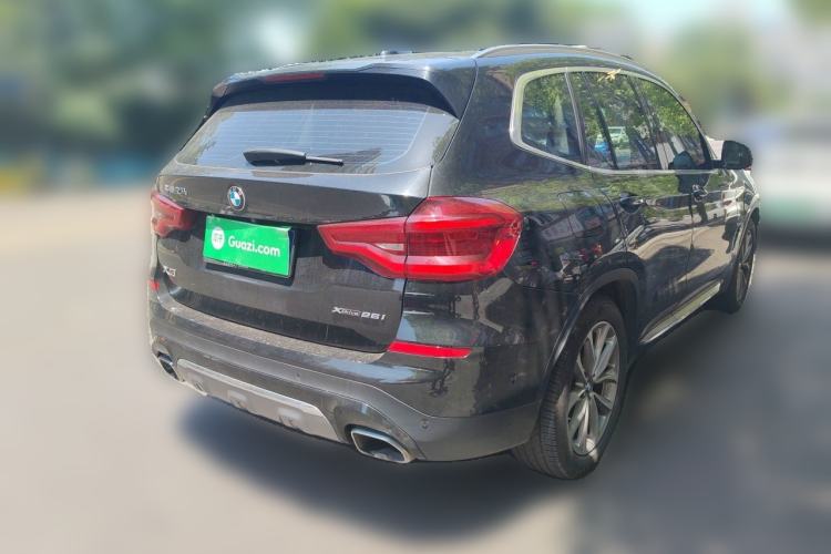 Used BMW X3 2021 xDrive25i Luxury Package Rear Right 45 Deg