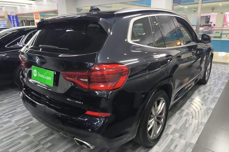 Used BMW X3 2021 xDrive25i M Sport Package Rear Right 45 Deg